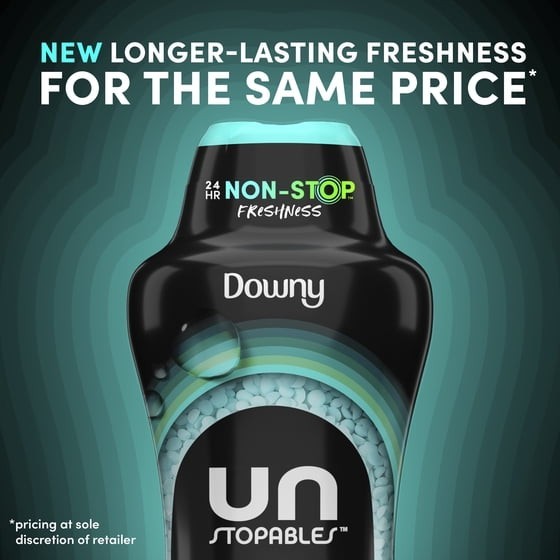Downy Unstopables Laundry Beads 12.2 oz Pack of 2 Fresh Scent Boost gallery