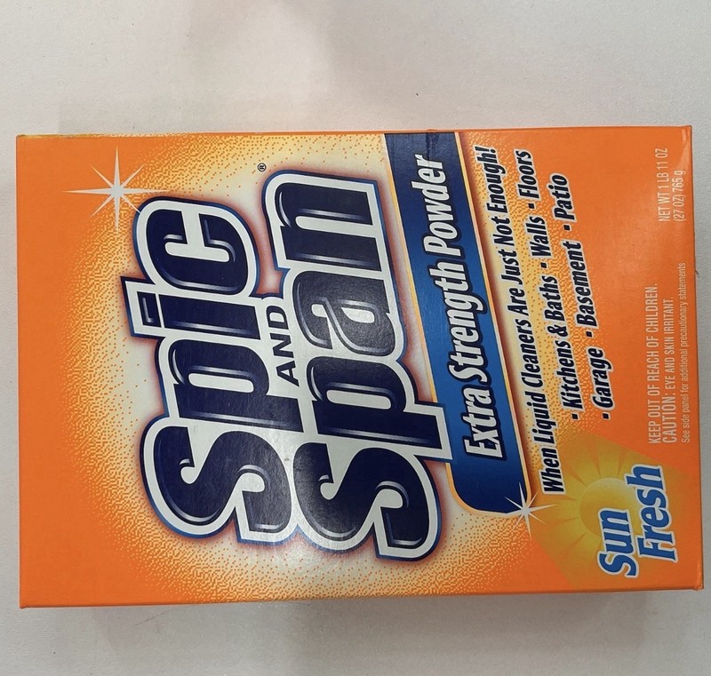 2 Spic and Span Extra Strength Powder Sun Fresh 27 OZ 1lb 11 oz NOS Discontinued gallery