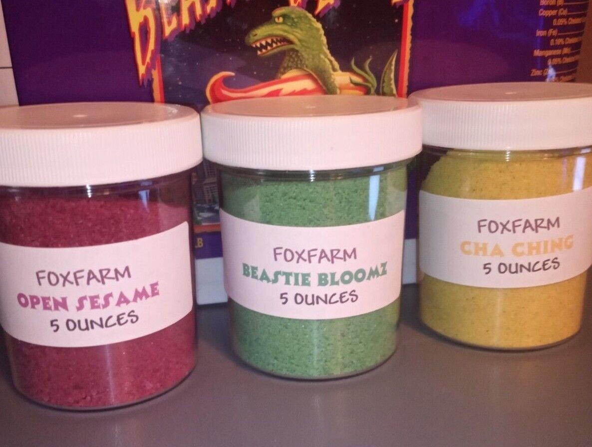 FoxFarm Soluble Nutrient Trio Open Sesame Cha Ching & Beastie Bloomz - 5 Ounces gallery
