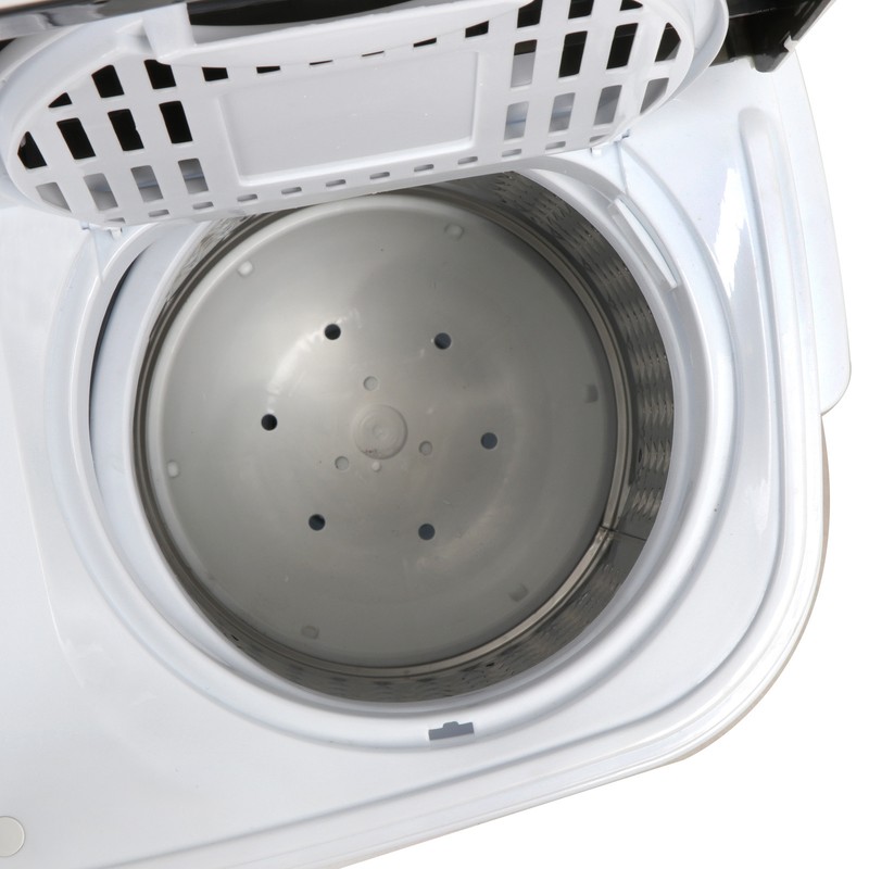 Mini Washing Machine Compact Portable Washer & Dryer with Spin Dryer, White gallery