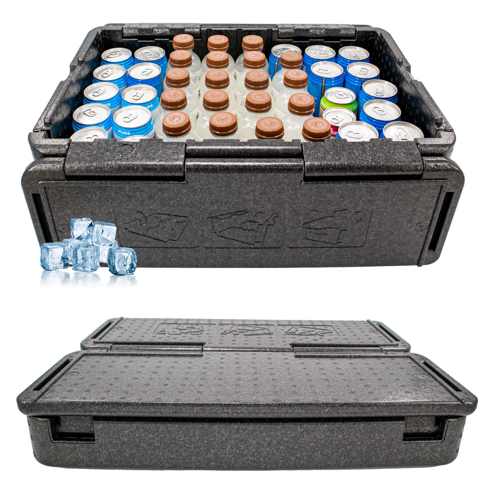 Cooling Chilling Collapsible Cooler Chest Box Insulated Foldable Portable XLarge gallery