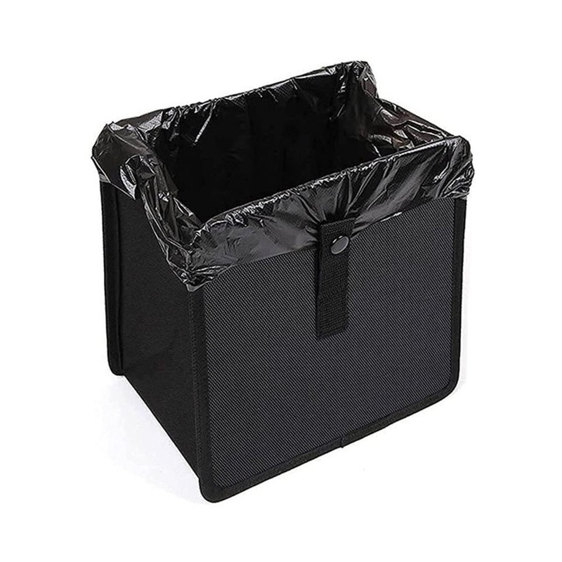 Universal Car Waterproof Storage Bag Box Hanging Trash Tin for Rear Seat gallery