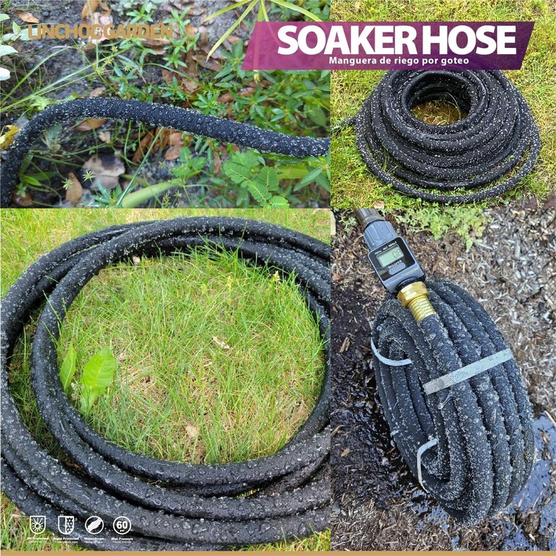 75FT Soaker Hose - Lightweight, Flexible, Eco-Friendly Watering Solution gallery