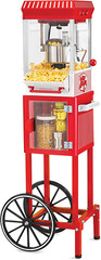 Nostalgia Old Fashioned Kettle Popcorn Maker Cart Red Popper Air Hot Machine NEW