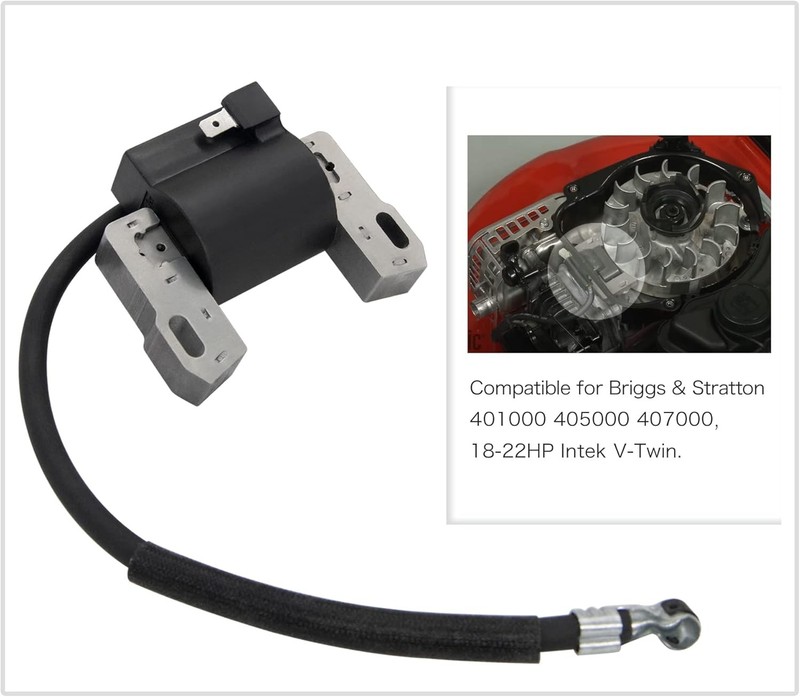 2x Ignition Coil For Briggs&Stratton Intek V-Twin 18-22HP 691060 799651 446777 gallery