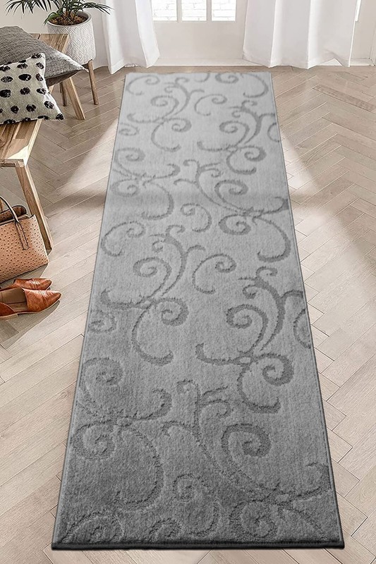 Non Skid, Machine Washable, Hallway, Kitchen Runner Rug, Your Choice of Length gallery