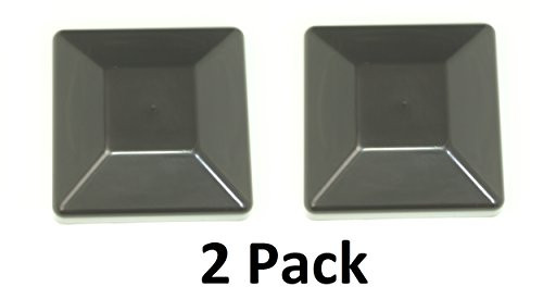 JSP Manufacturing Plastic New Fence Post Black Caps 4X4 (3 5/8") Pressure gallery