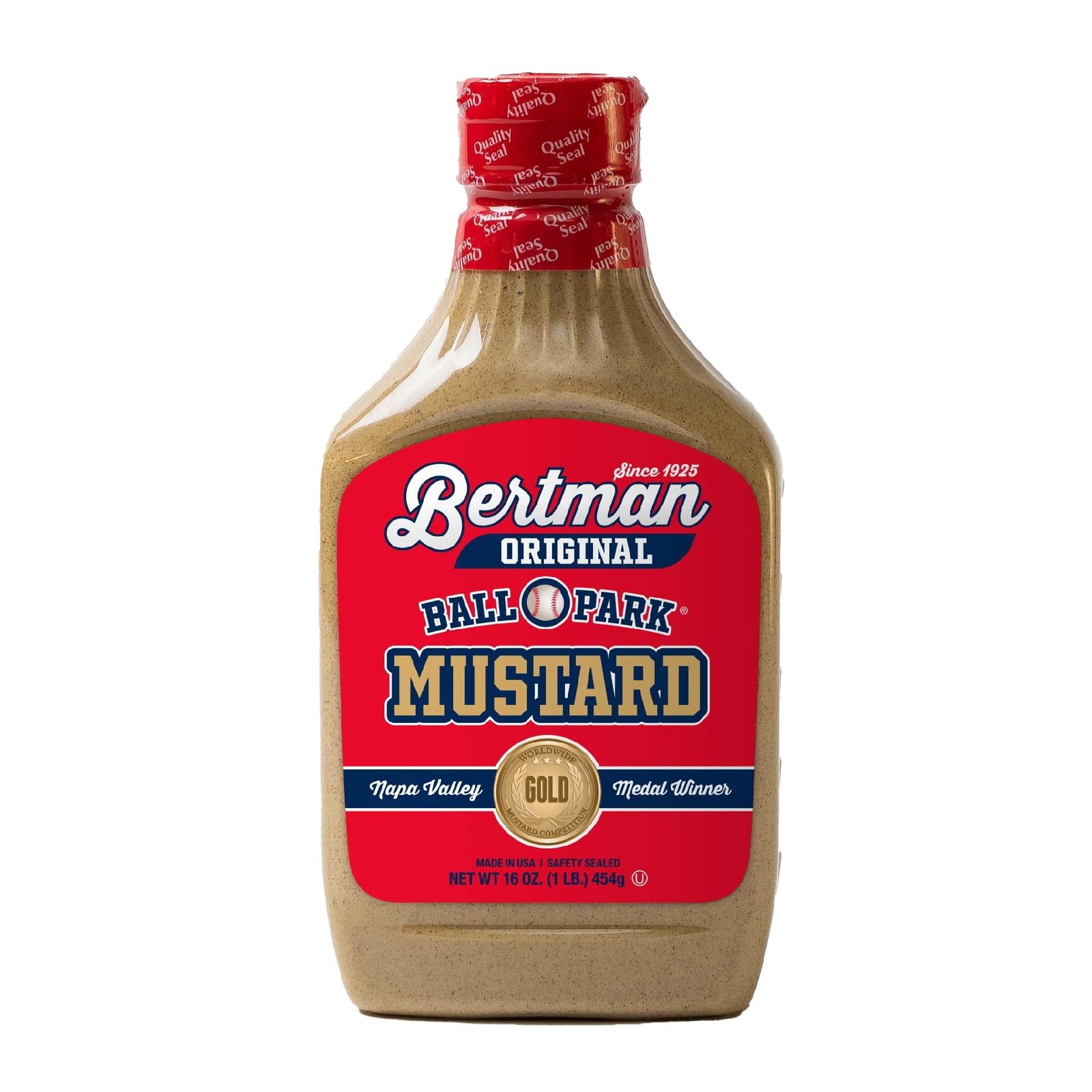Bertman Original Ball Park Mustard Rich Brown Mustard Made with Premium Must... gallery