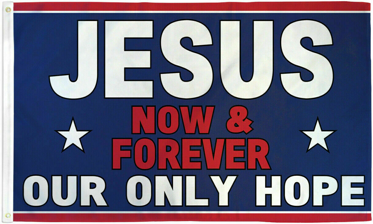 Jesus Now & Forever Flag 3x5 Religion Flag Christianity House Flag Cross Flag gallery