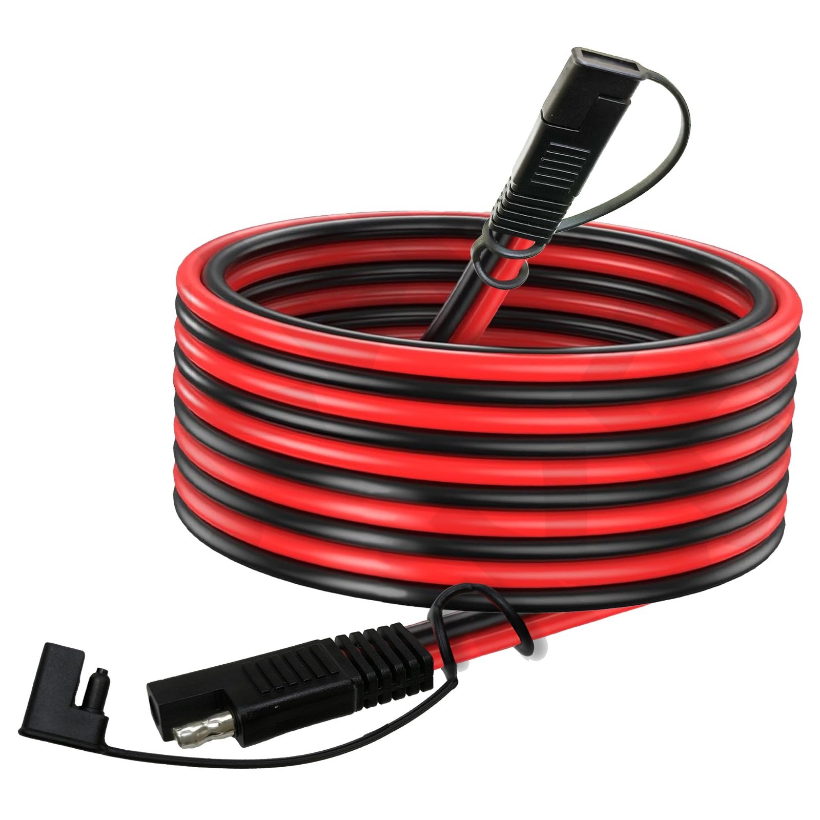 50FT 12AWG SAE Extension Cable - Heavy Duty Adapter for Solar, RV, Trailer, Batt gallery