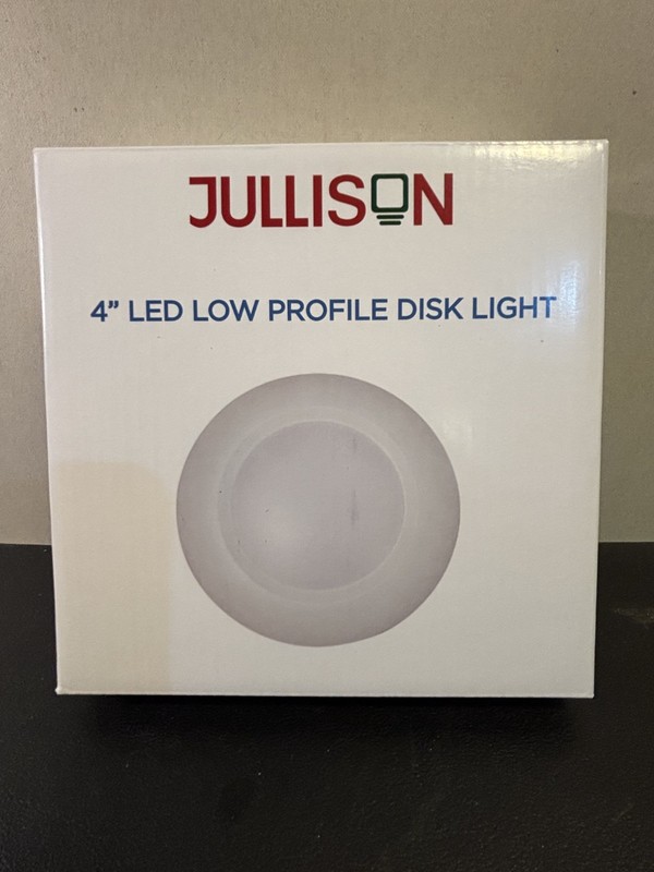 Jullison 4" LED Low Profile Disk Light 5k White 10pack 600 Lumens 50k Hrs gallery