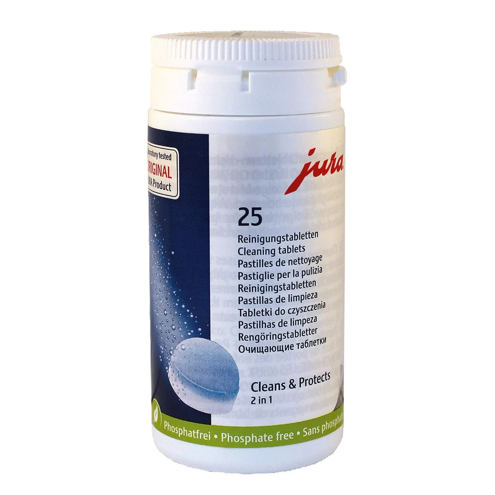 Jura 2-Phase Cleaning Tablets for Fully Automatic Coffee Machines-25 Count. gallery