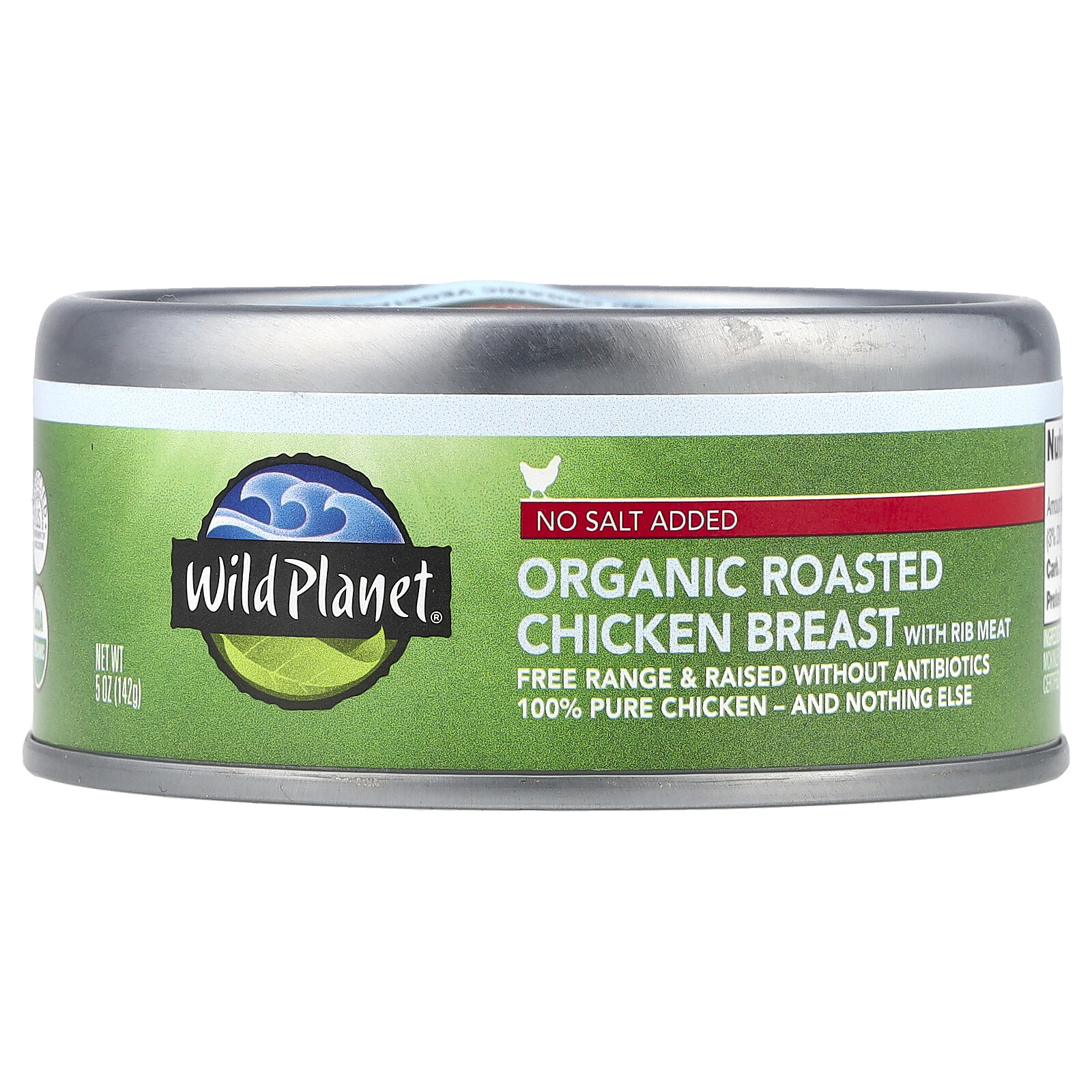Organic Roasted Chicken Breast With Rib Meat, No Salt Added, 5 oz (142 g) gallery
