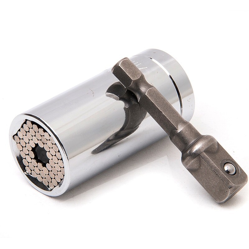 Universal SOCKET Wrench Tool 1/4-3/4 7mm-19mm Magic Grip Alligator Adapter Set gallery