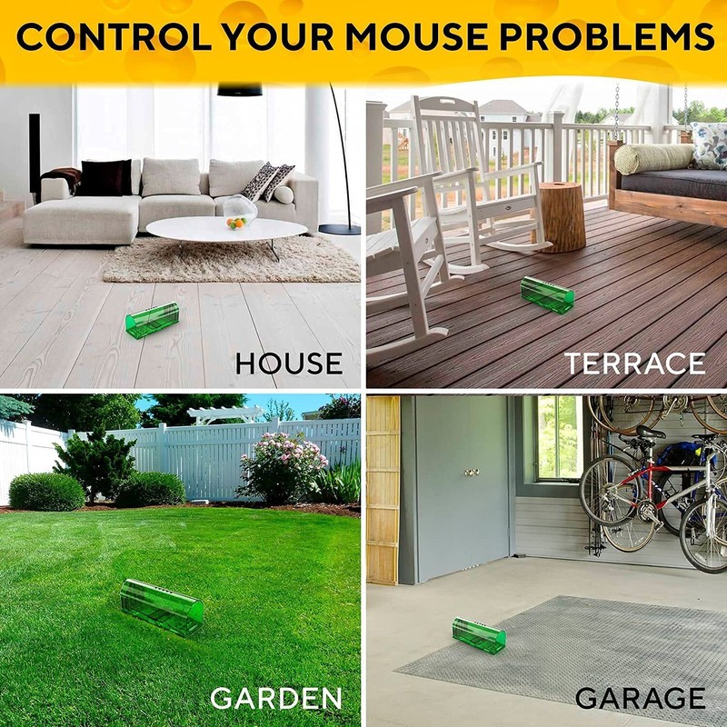 2 Pack Humane Mouse Traps Live Catch & Release No Kill Rat Mice Trap Reusable gallery