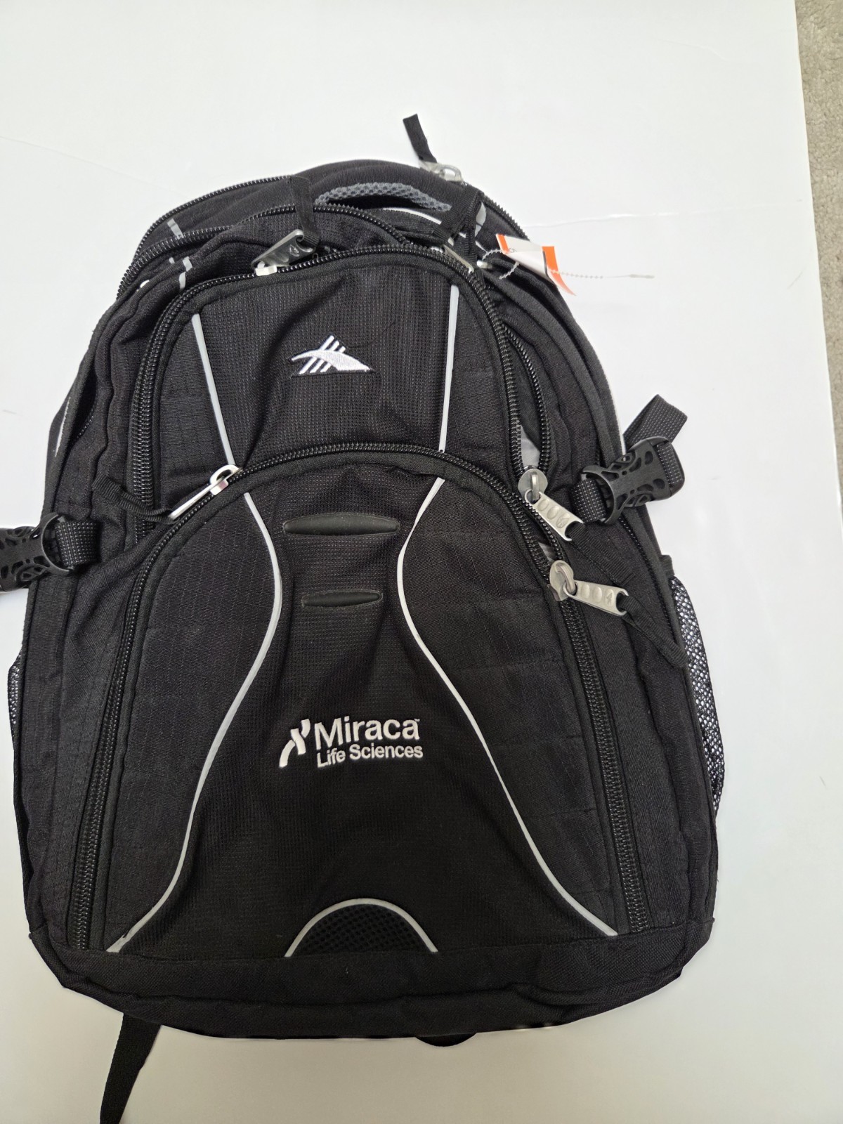 High Sierra Backpack Bookbag Black Suspension Strap System 