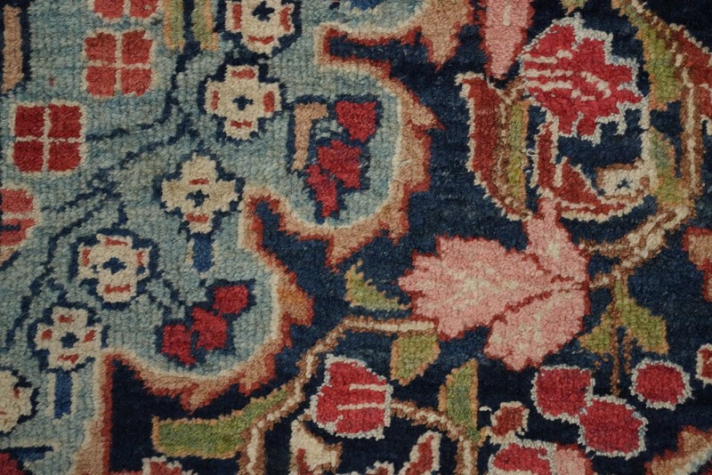Vegetable Dye Wool Traditional Style Floral Rug 4x7 Hand-knotted Vintage Carpet gallery