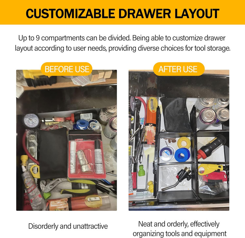 Tool Box Dividers, Storage Organizer Packout System for DEWALT TSTAK DWST17806 M gallery
