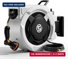SUNPOW Retractable Garden Hose Reel - 5/8in x 65ft Heavy Duty Wall Mounted Hose gallery