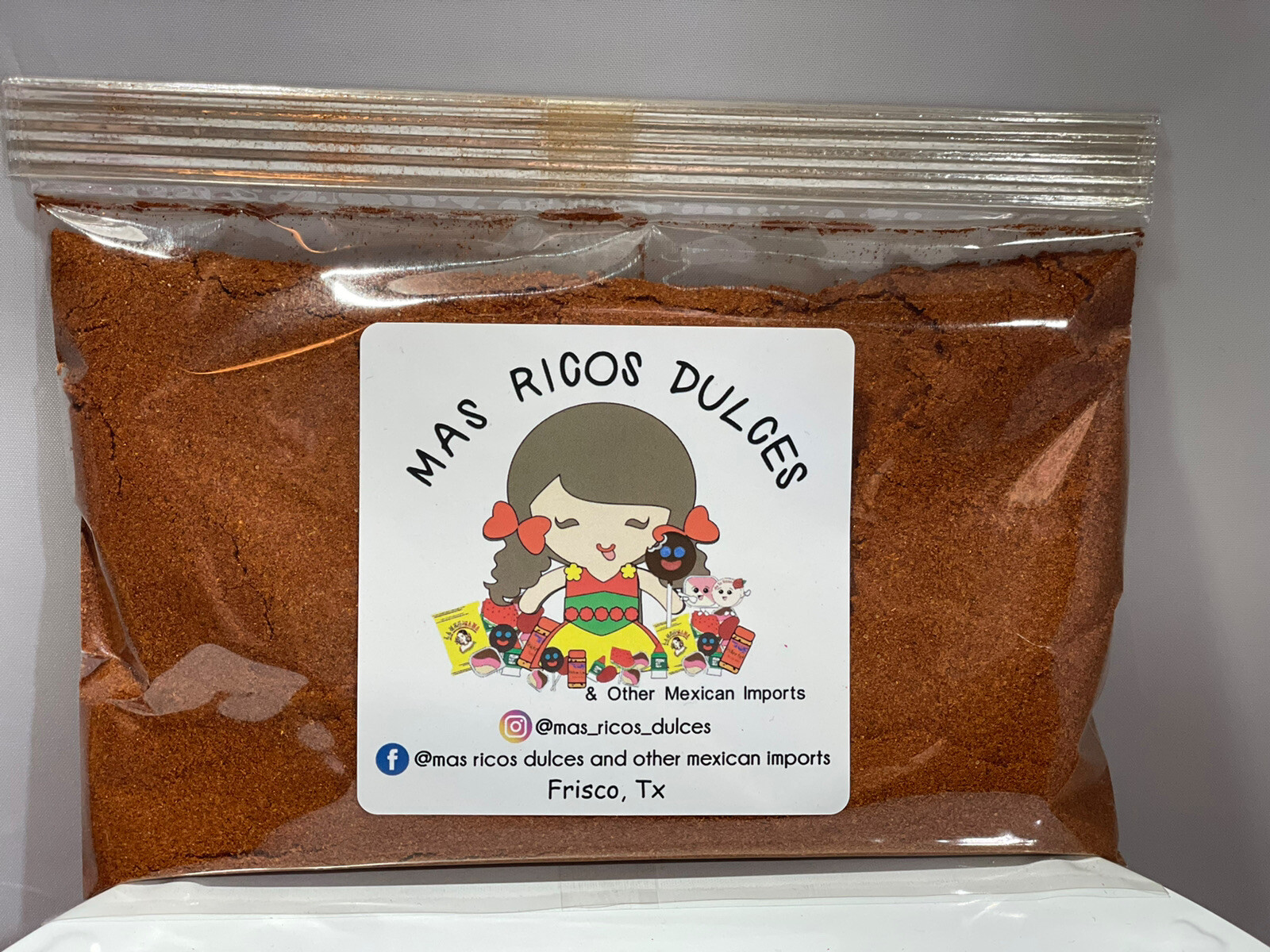 Chile Powder/Polvo de Chile*VARIOUS SIZES*4,6,8,10,12OZ 1-3 LBS MAS RICOS DULCES gallery
