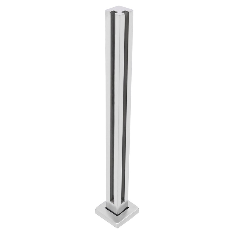 Glass Railing Post 91cm Corner Post Stainless Steel Balustrade for Balcony Stair gallery