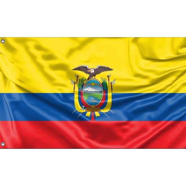 Flag of Ecuador, Unique Design, 3x5 Ft / 90x150 cm size, EU Made gallery