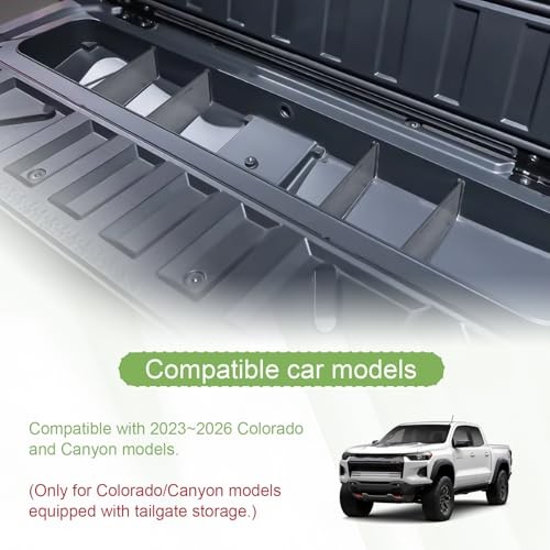 Tailgate Storage Dividers Compatible with Chevy Colorado/GMC Canyon 2026 2025 gallery