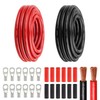 6 Awg Battery Power Cable -15FT Red + 15FT Black 6 Gauge 6AWG, Red+black-15ft gallery