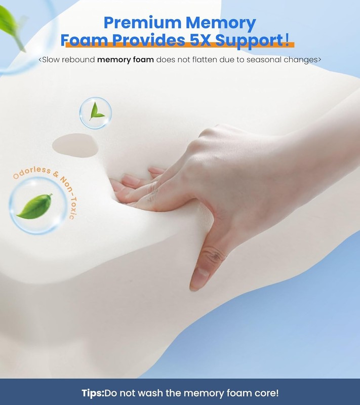 Revolutionary Adjustable Cervical Pillow - Experience Blissful Sleep & Relief gallery