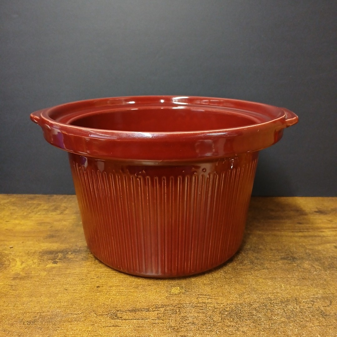 Rival D-256-762 Crockpot Slow Cooker Replacement Part Maroon Red Insert gallery