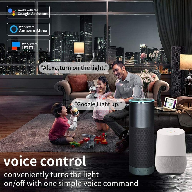 3 Way Smart Light Switch, work with Alexa IFTTT Remote Control, No Hub Required gallery