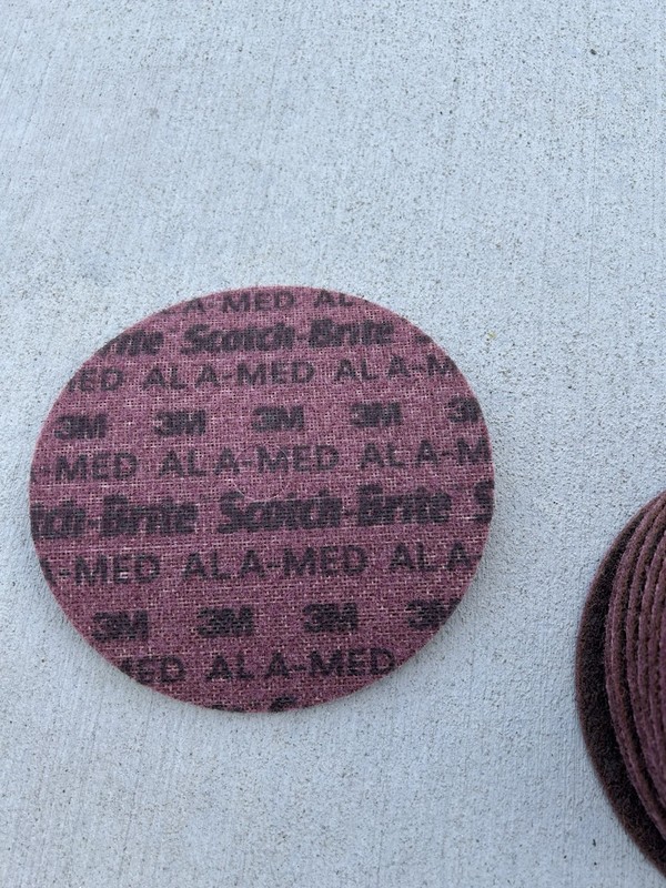 25 Pieces Pack 3M Scotch-Brite Surface Conditioning Disc, 77141, 177 mm x 22,2 m gallery