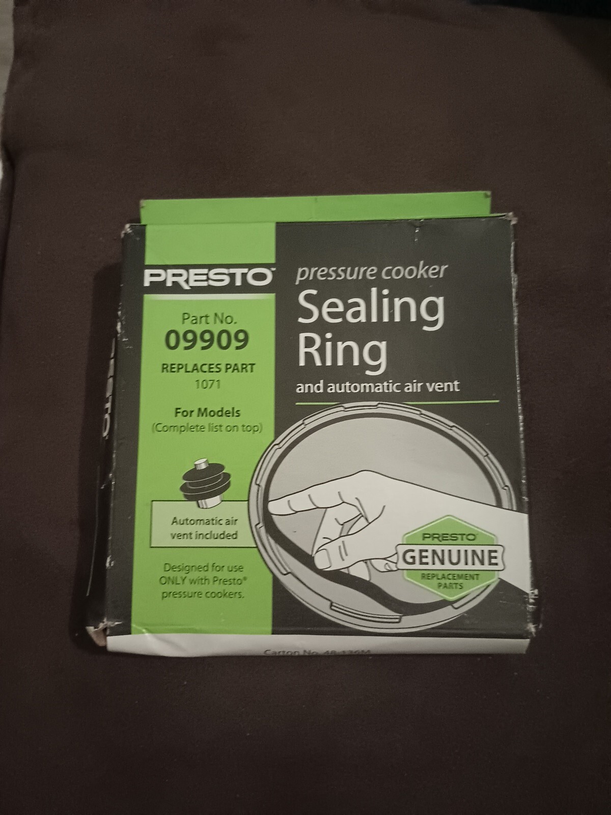Presto Pressure Cooker Sealing Ring Gasket 09909 gallery