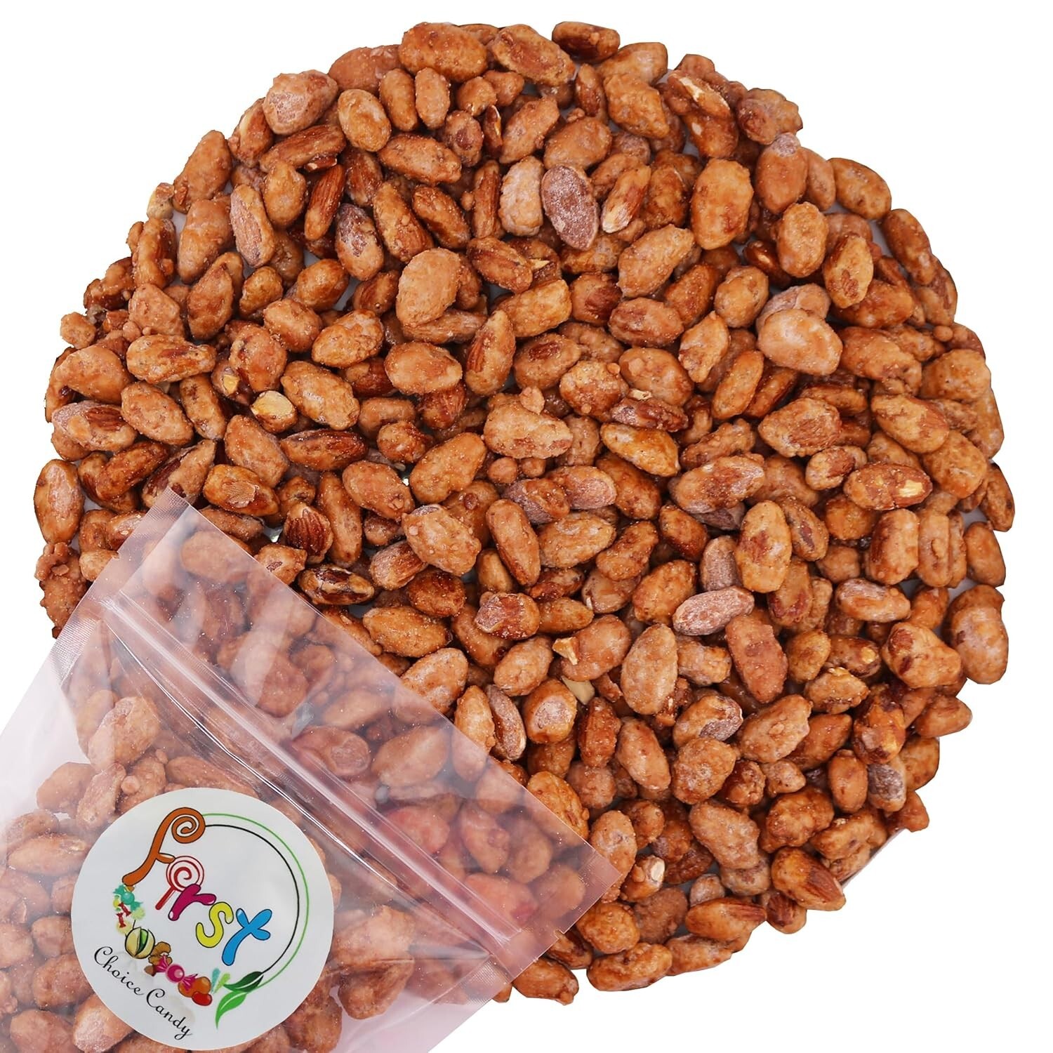 FirstChoiceCandy Butter Toffee Almonds, Crunchy Roasted Candy Coated Almond gallery