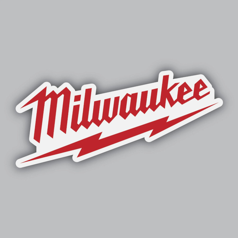 Milwaukee Tools Decal Sticker Car Truck Wall Mirror Phone Tumbler Bumper gallery