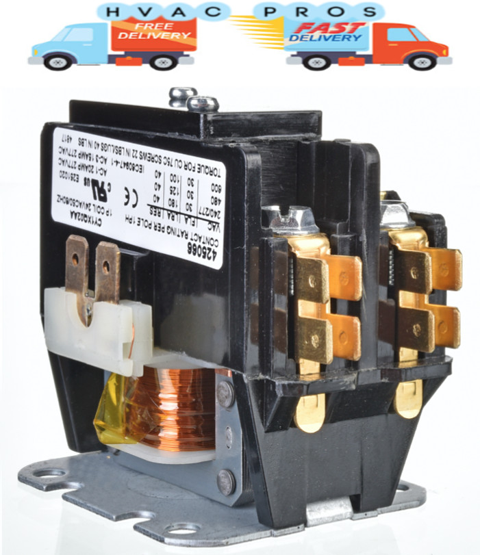 PC130A Single One 1 Pole 30 Amps 24 Volts A/C Contactor gallery