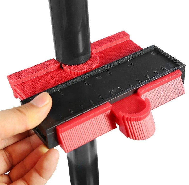 Shape Profile Contour Gauge Plastic Tool Duplicator Irregular Template Tracing gallery
