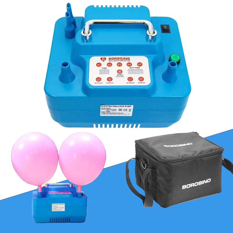 Electric Balloon Pump 800W With Timer Dual Holes Professional Inflator gallery