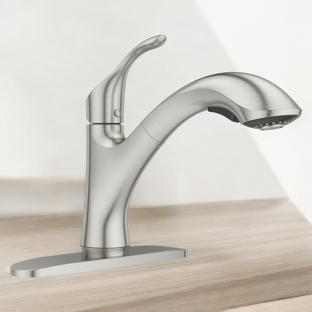 Pfister Corvo Single Handle Pull Out Stainless Kitchen Faucet Home Remodel DIY
