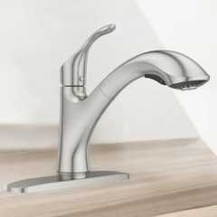 Pfister Corvo Single Handle Pull Out Stainless Kitchen Faucet Home Remodel DIY