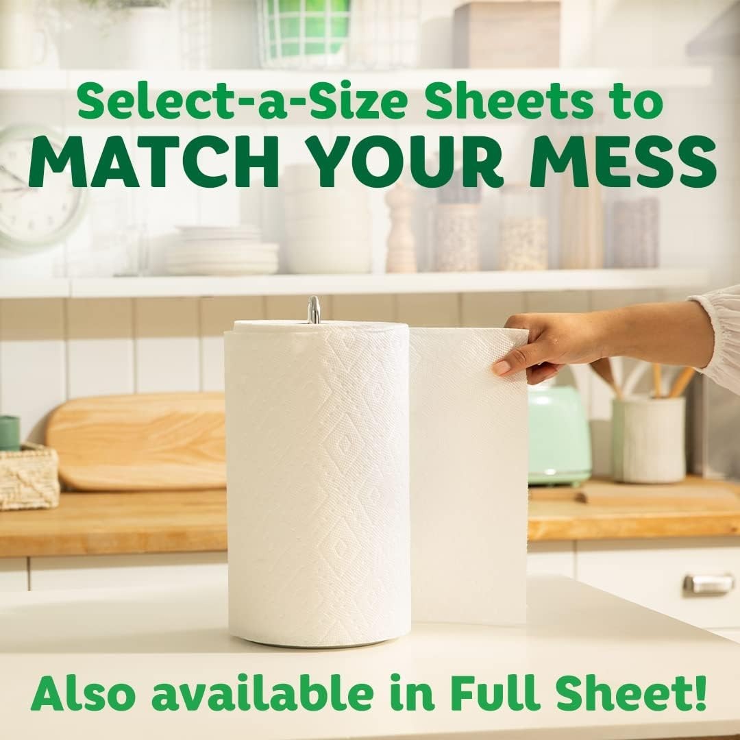 Bounty Quick-Size Paper Towels - 16 Family Rolls, 40 Regular Rolls gallery