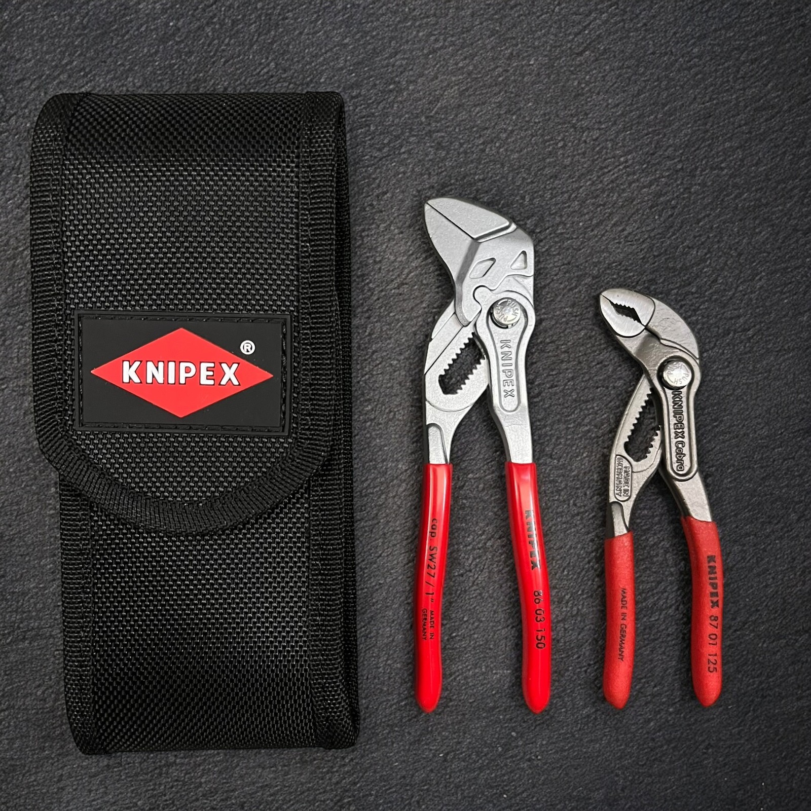 Knipex Cobra® Mini Pliers Set With Pouch 2 Piece 00 20 72 V01 gallery