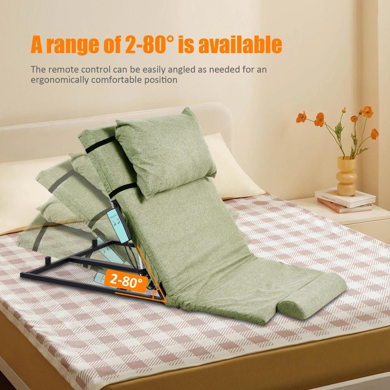 Electric Lifting Bed Backrest 2-80° Adjustable Back Rest Support gallery