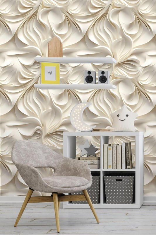 3D Effect Interior Wall Décor Contact Paper Self Adhesive Removable 17.7in x9.8 gallery