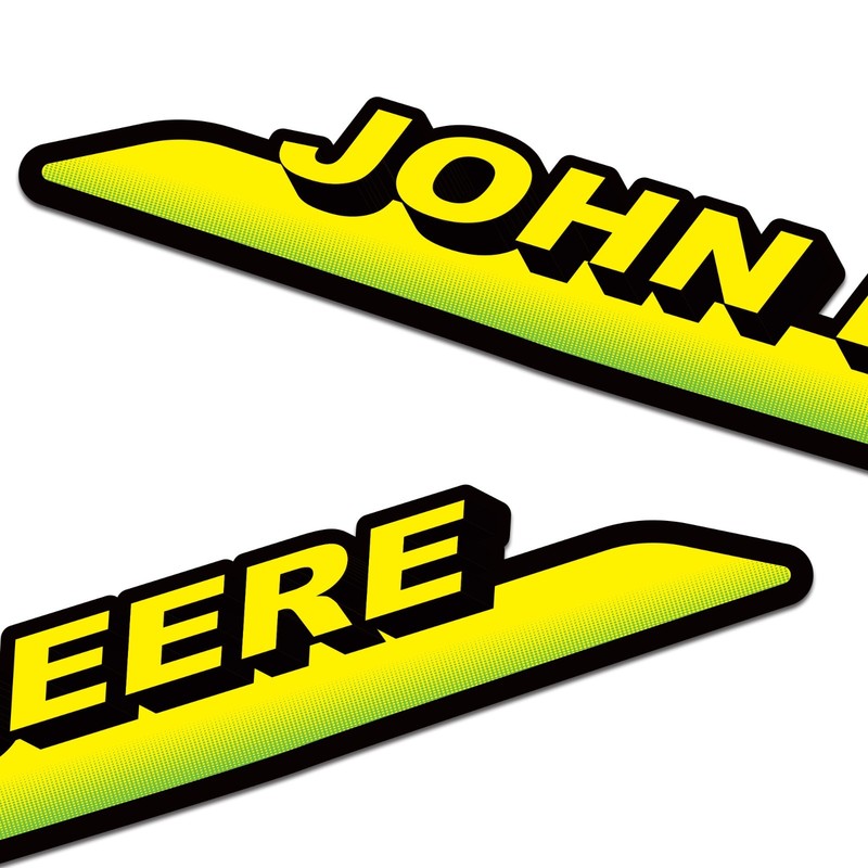 New Replacement Decal Set for John Deere 345 Lawn Tractor Hood Vinyl Sticker Kit gallery