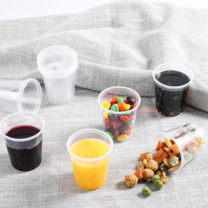 1200 Pack Clear Plastic Disposable Cups 7 oz Perfect for Party Drinking Cups gallery