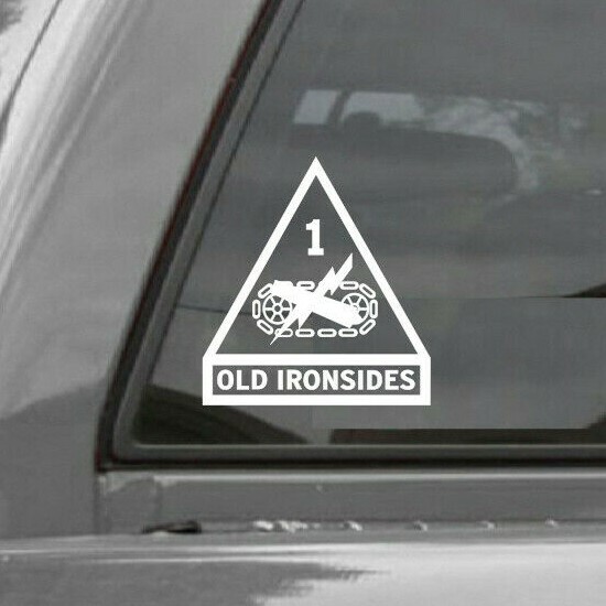1st ARMORED DIVISION OLD IRONSIDES Vinyl Decal Sticker gallery
