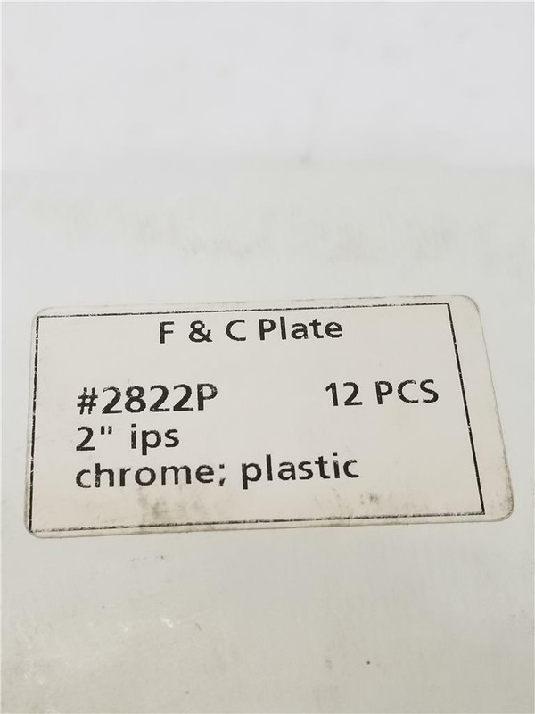 Chrome Plated Plastic Escutcheon Floor & Ceiling Plates 2" IPS #2822P Lot of 12 gallery