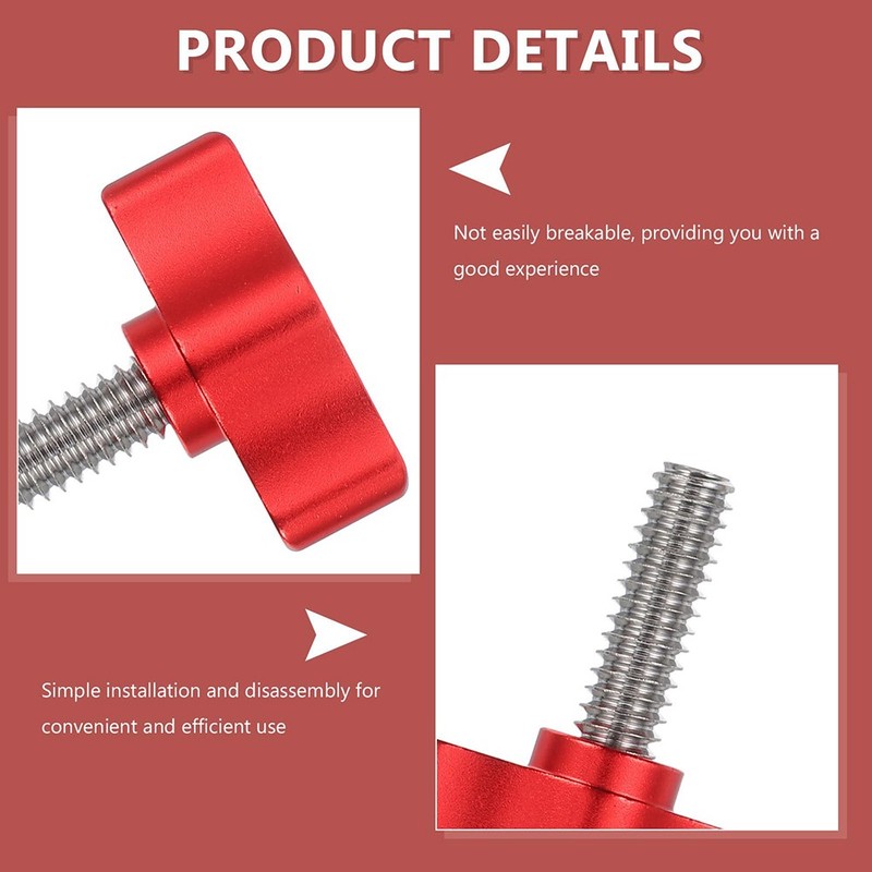 2pcs Thumb Screw Knobs M5 M6 M8 x 6mm-100mm T- Screws With Tee Wing Knob Head gallery