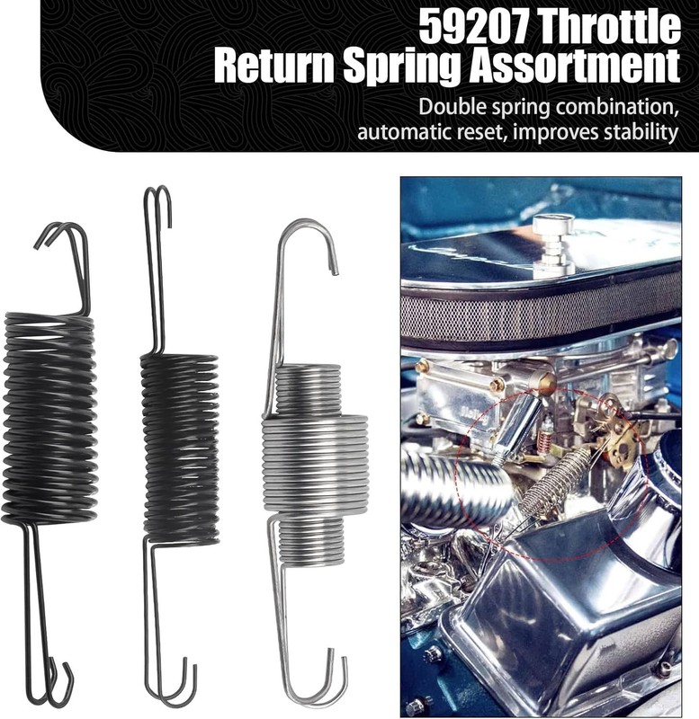 Throttle Return Spring Assortment, Universal Carburetor Return Dual Spring (Comp gallery